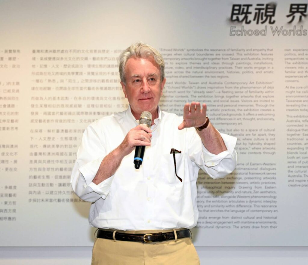 ▲藝術家布萊德.巴克利致詞情形。(圖/宜蘭縣文化局 提供)
