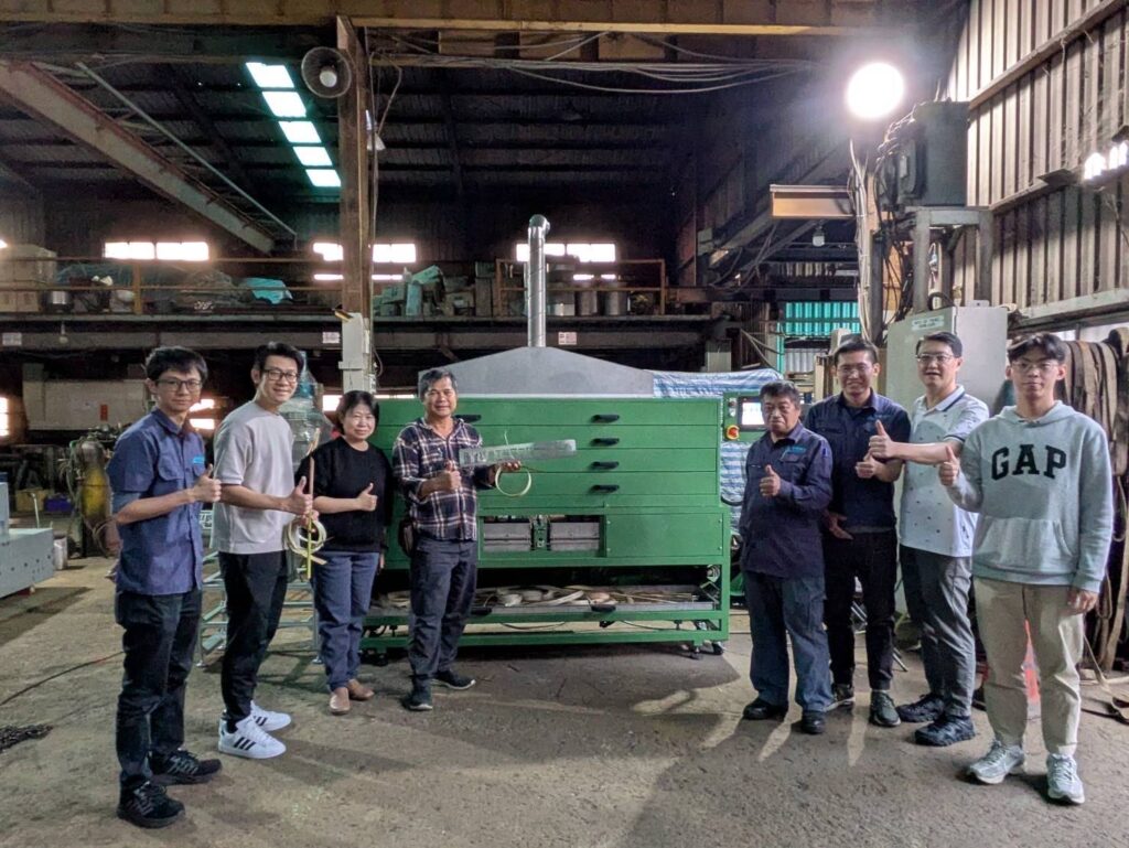 ▲月桃假莖熱壓乾燥設備研發成果豐碩。（圖/工藝中心 提供）