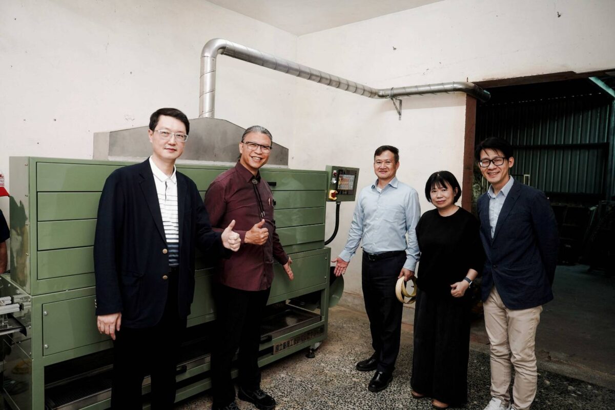 工藝中心推動在地纖維材料技術創新  月桃假莖熱壓乾燥設備研發成果發表