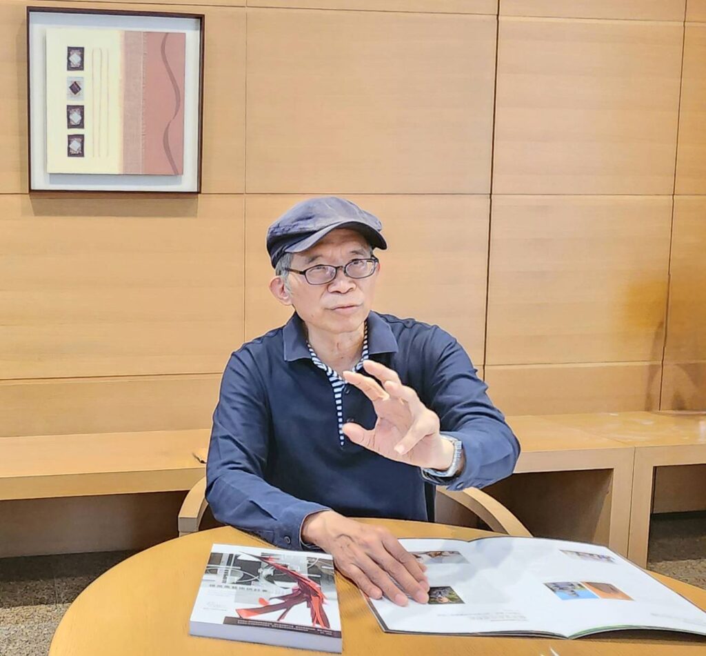 ▲臺灣藝術史研究學會理事長暨臺藝大藝政所教授廖新田，策畫「世紀真情 百年感動-楊英風藝術研討會」，他強調藉由多面向探討楊英風的藝術風格與成就，向這位偉大藝術家表達致敬。（記者 詹佳綺/攝）