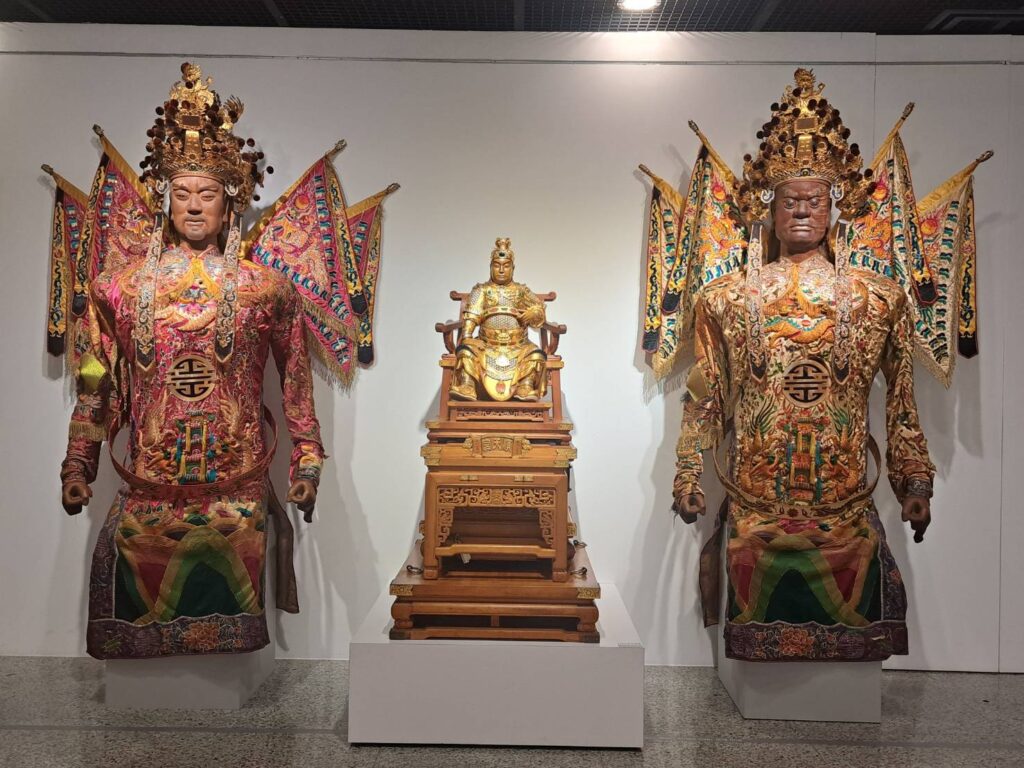 ▲陳啟村老師的精湛工藝技能，將神明的威嚴神情表現得淋漓盡致。（圖/彰化生活美學館 提供）