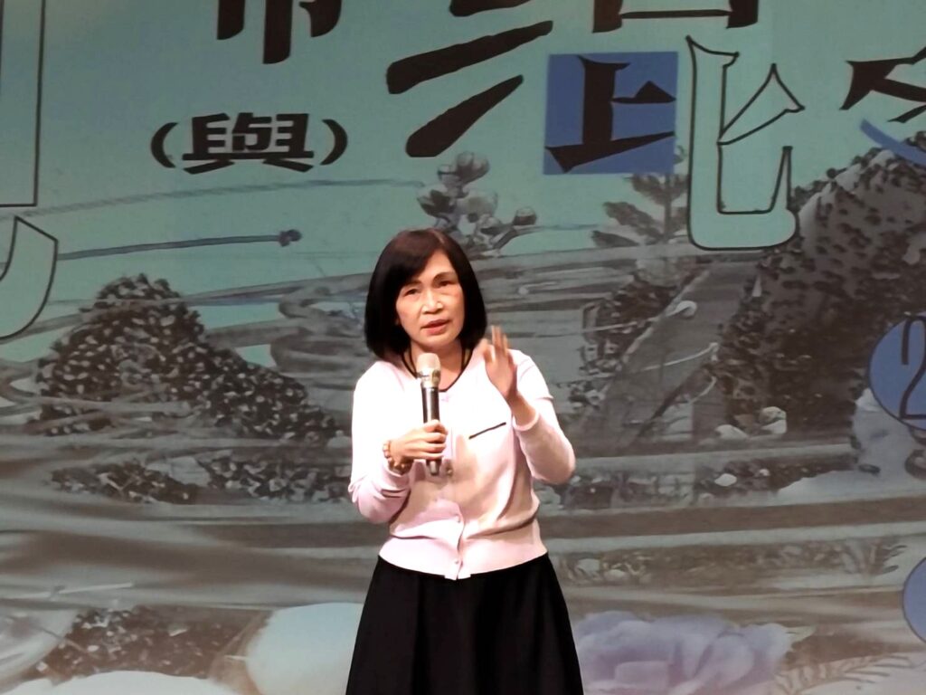 傳藝中心主任陳悅宜表示,2026臺灣戲曲藝術節,呈現藝術的繽紛多樣性。(記者 陳安婷/攝)