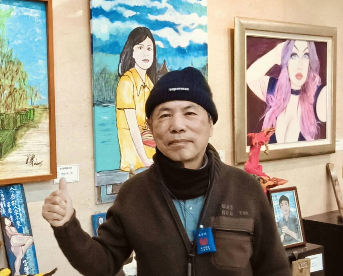 菊島人物  赤子之心的古來稀  省馬中時代曾經畫漫畫贏過洪根深的陳正筆