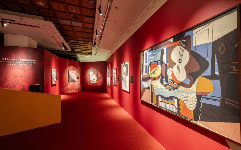 ▲「永恆畢卡索-光影藝術展」展場展出之作品。（圖/中正紀念堂 提供）