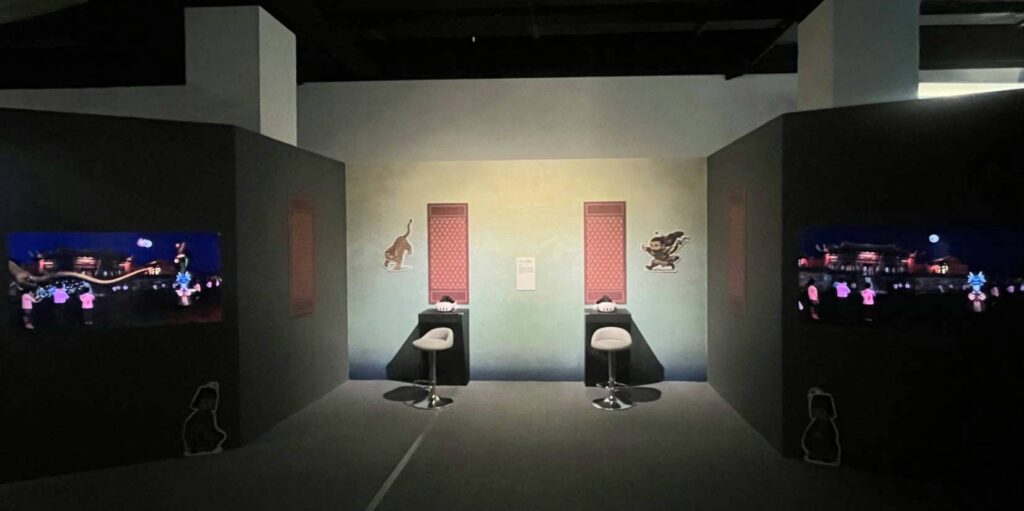 ▲故宮攜手松山奉天宮,打造出神入化數位展。(圖/故宮 提供)