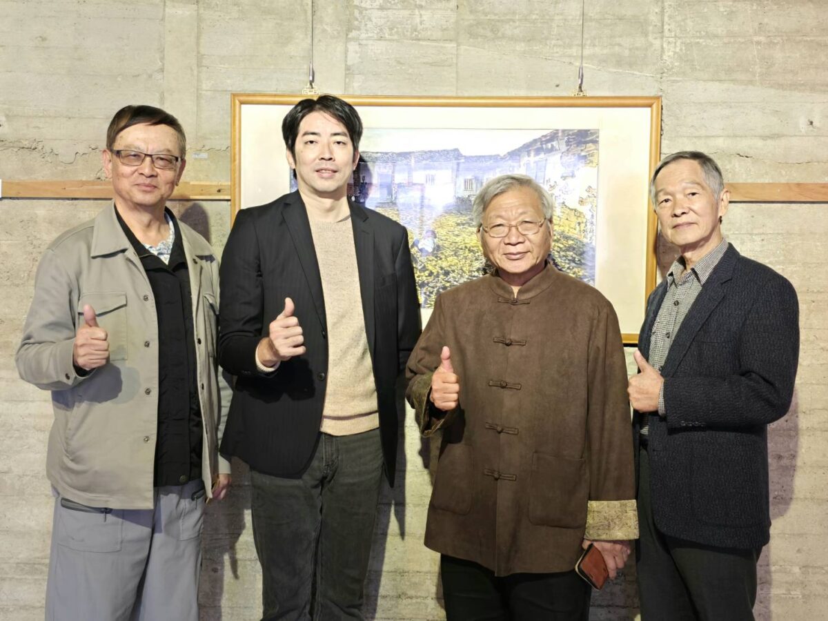 筆墨風情  順其自然  森活三人展開啟藝術新視野  水墨畫家的技藝揮灑  展現快意自在  真情流露