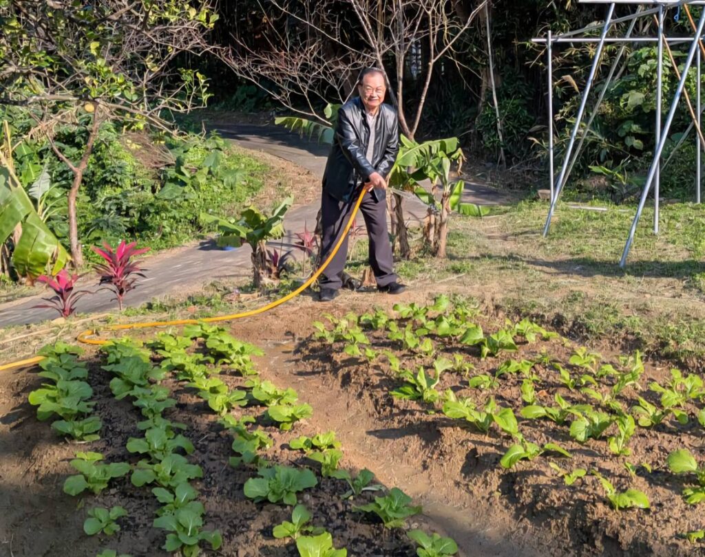 ▲蔡俊章從種植蔬菜的過程中,體悟人生。(圖/蔡俊章 提供)