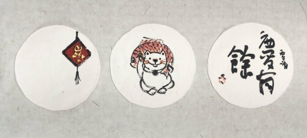 ▲黃俊嘉的作品有著靈動有趣的視覺圖像。（圖/福華沙龍 提供）