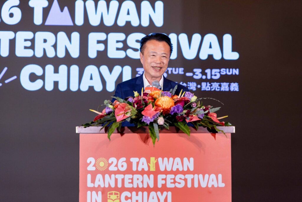 ▲嘉義縣縣長翁章梁致詞。(圖/交通部 提供)