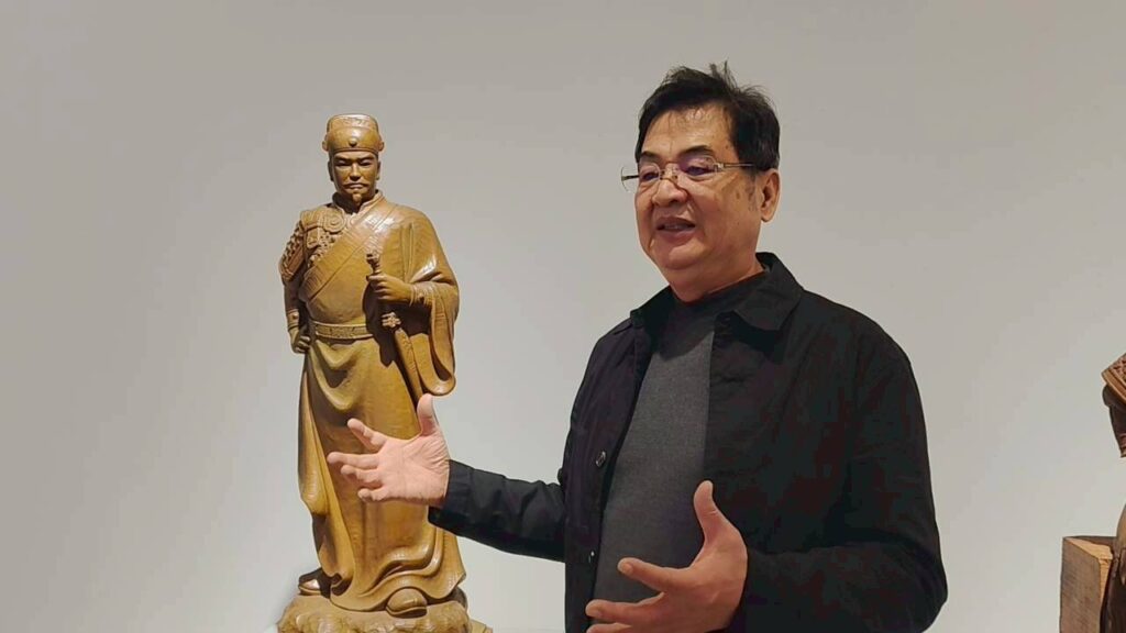 ▲人間國寶的工藝大師陳啟村，他的藝術特展正在彰化生活美學館登場，展現他在工藝領域的超越技藝。（圖/彰化生活美學館 提供）