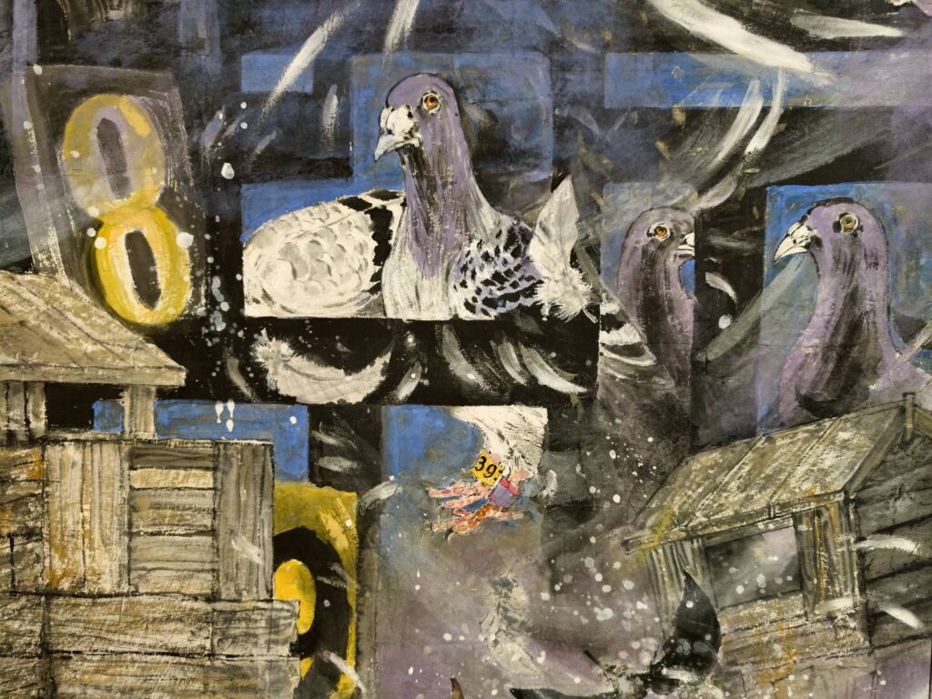 ▲莊連東展出之作品「生命的樂章」。（圖/朱銘美術館 提供）