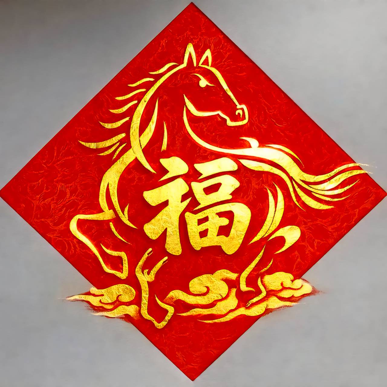馬到平安  福氣臨門  書法家以傳統春聯書寫創新詩詞書藝  在金馬迎春吉慶中展現靈動快意