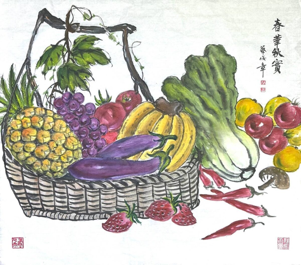 大地與時節的對話  在春華秋實中  展現創作的秩序與豐滿