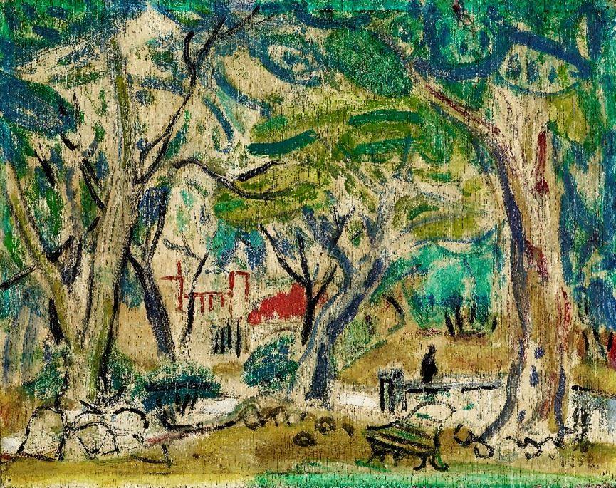 ▲廖繼春的展出作品之一。(圖/文化部 提供)