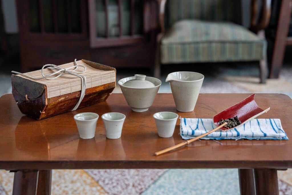 ▲臺灣工藝產業潛力無窮,如圖之工藝旅行茶具組小蓋碗版。(圖/工藝中心提供)