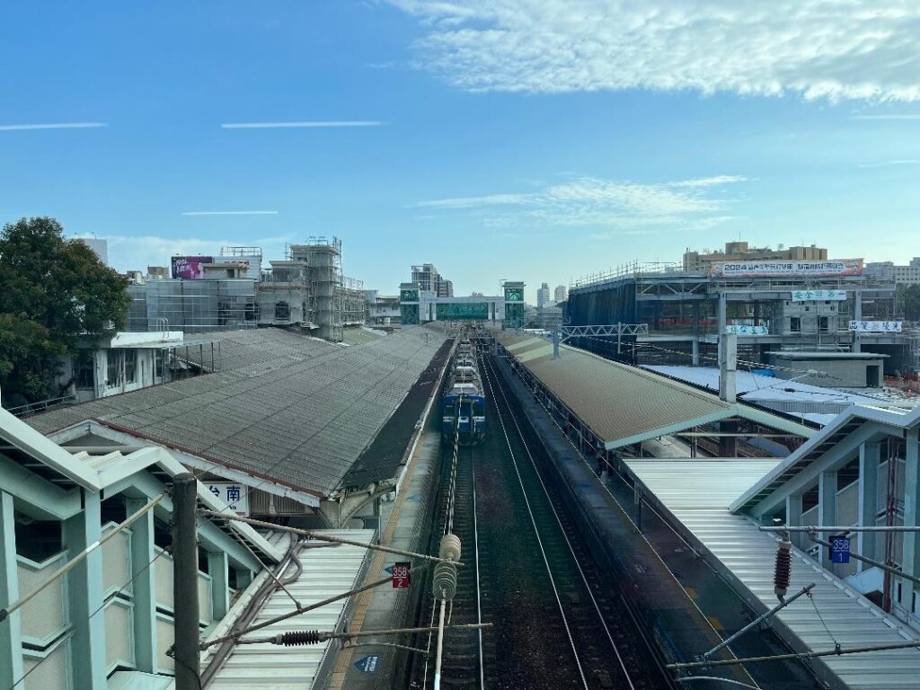 臺南火車站第二月臺納入國定古蹟。(圖/文化局提供)