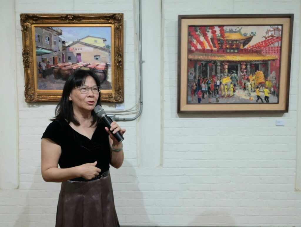 ▲油畫家陳琪華雲林西螺的個展，受到藝文界與地方人士的高度重視與正面評價。（圖/陳琪華 提供）