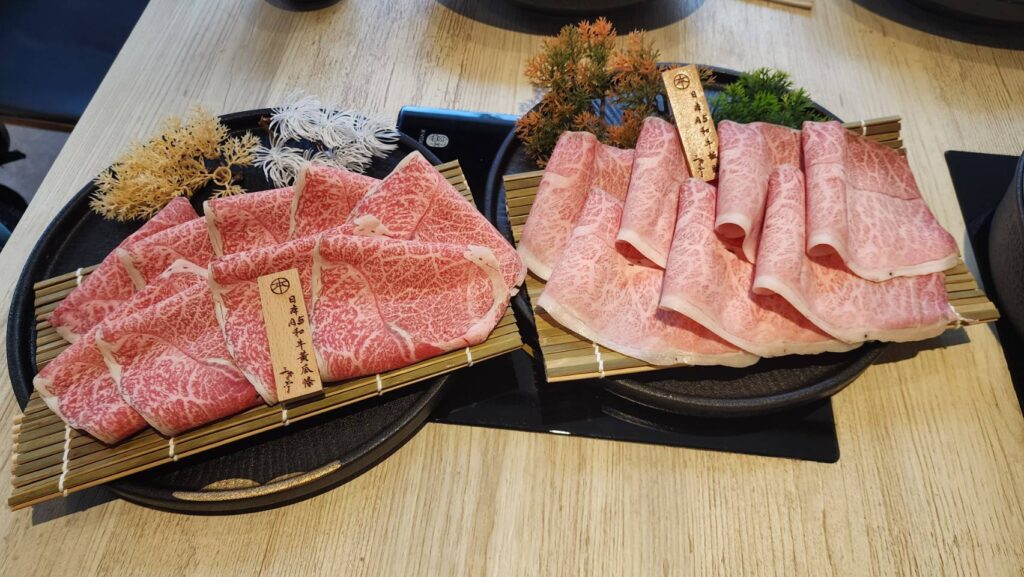 ▲日本和牛優質肉品的供應,滿足了對健康與品質高度要求的消費客之餐飲需要。(記者 詹佳綺/攝)