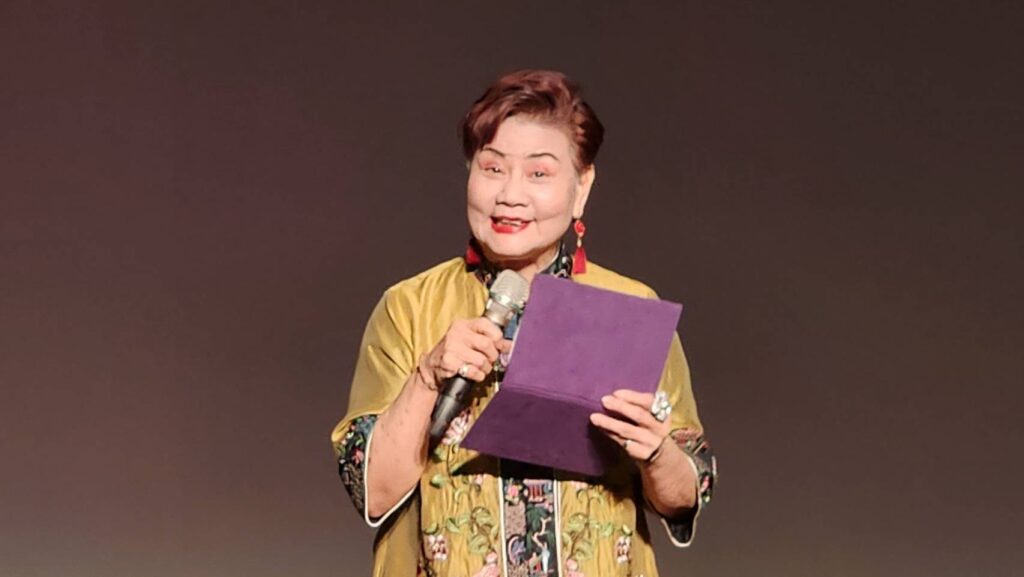 ▲臺灣豫劇團藝術總監王海玲指出，該劇匯聚了黃金卡司的編導與演出，呈現出最完美的演出，讓人格外讚嘆。（記者 辛澎祥/攝）