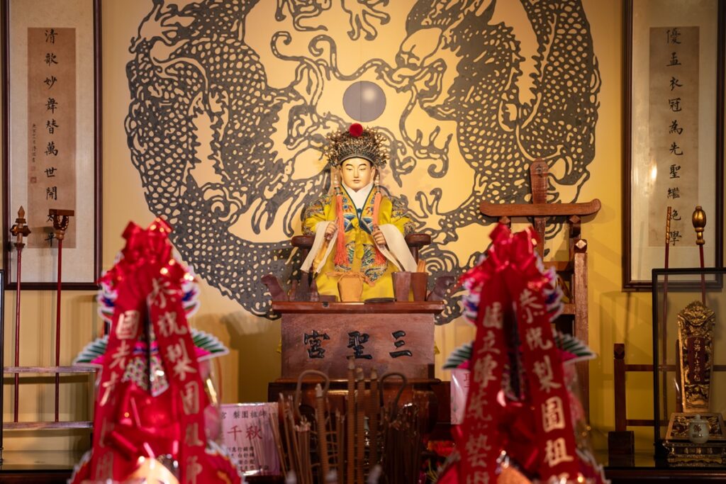 梨園的祖師爺唐明皇。（圖/國光劇團提供）