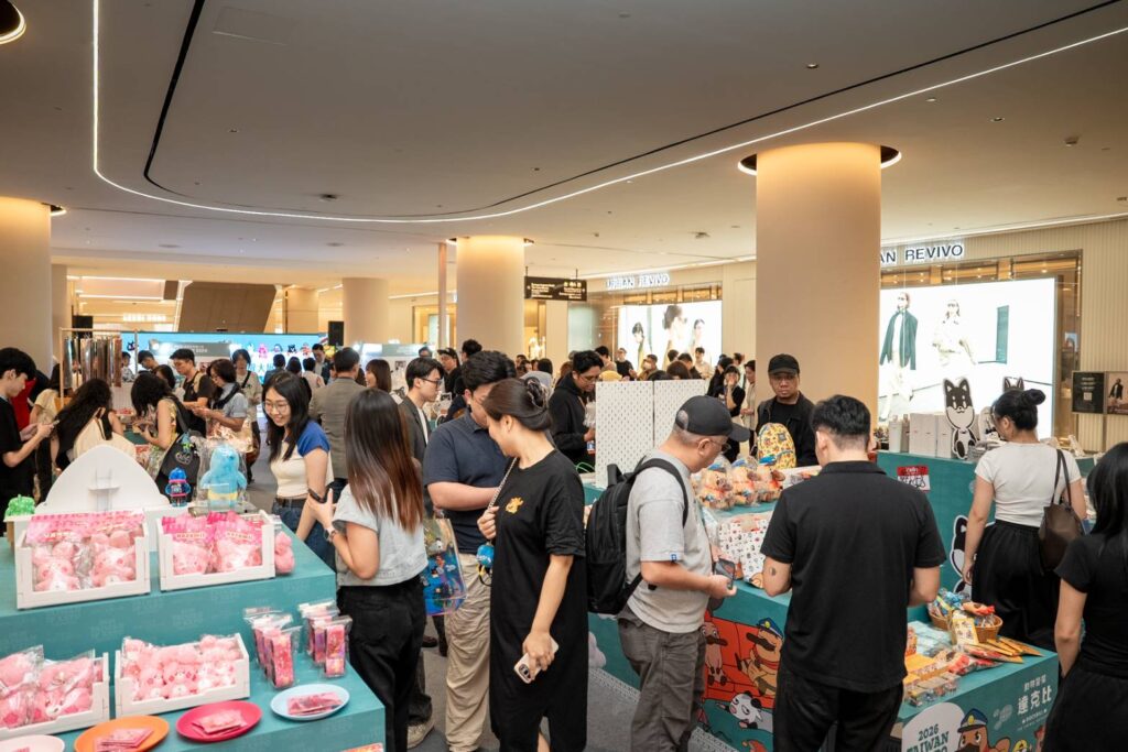 ▲臺灣IP文創商品受到吉隆坡當地民眾的歡迎。（圖/文策院 提供）