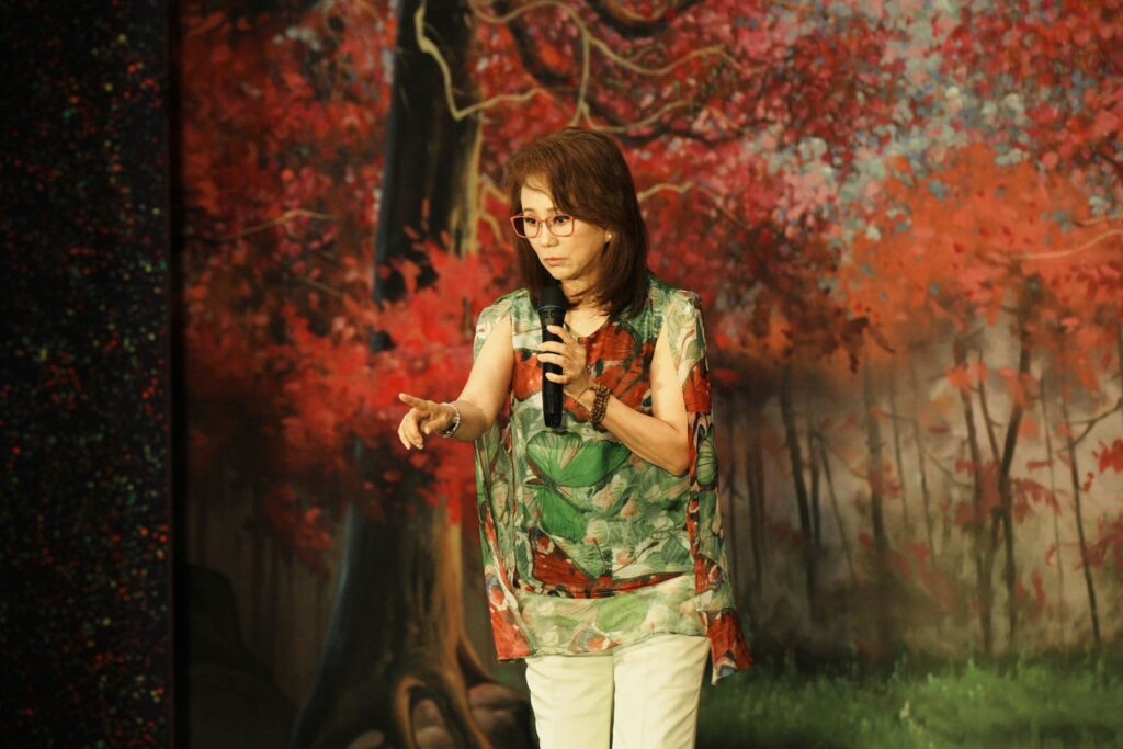 孫翠鳳以自身經驗，分享聲音如何成為角色的靈魂，如何在字句間承載情感。（圖/文化局提供）