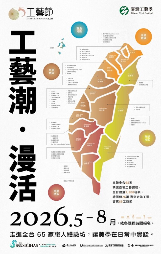 65工藝・職人體驗坊，讓美學在日常中實踐。（圖/工藝中心提供）