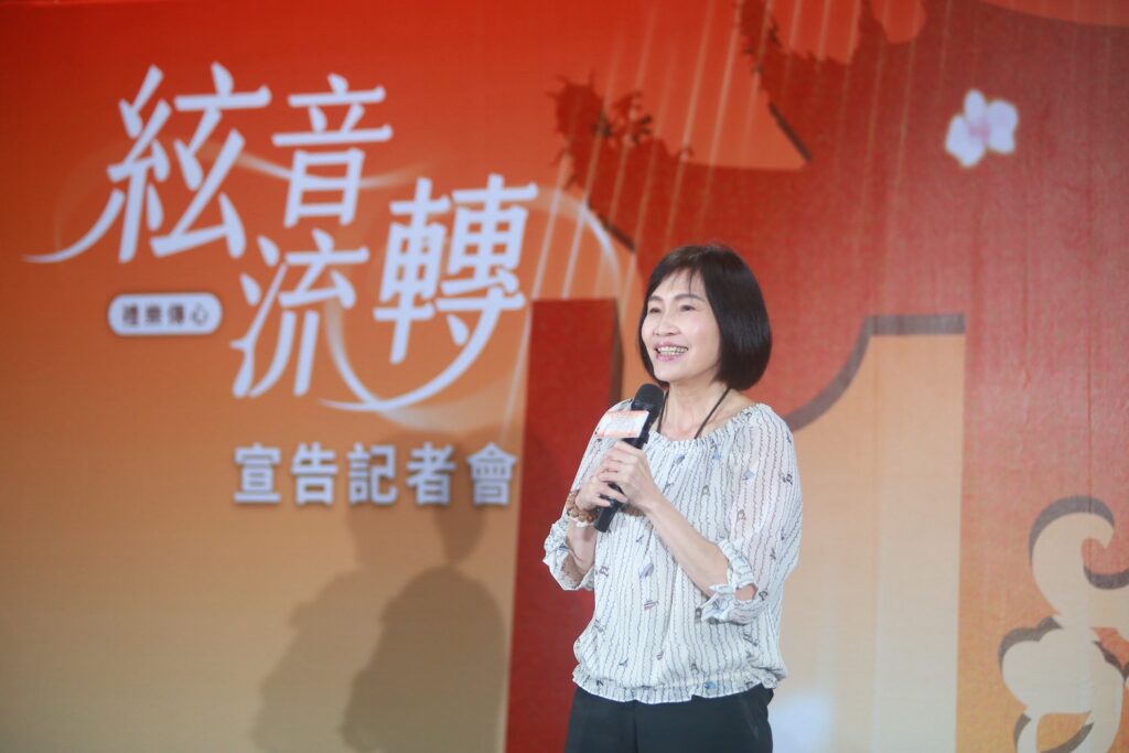 ▲傳藝中心主任陳悅宜致詞時表達對跨縣市合作推動南北交流匯演，表達支持與肯定之意。（圖/傳藝中心 提供）