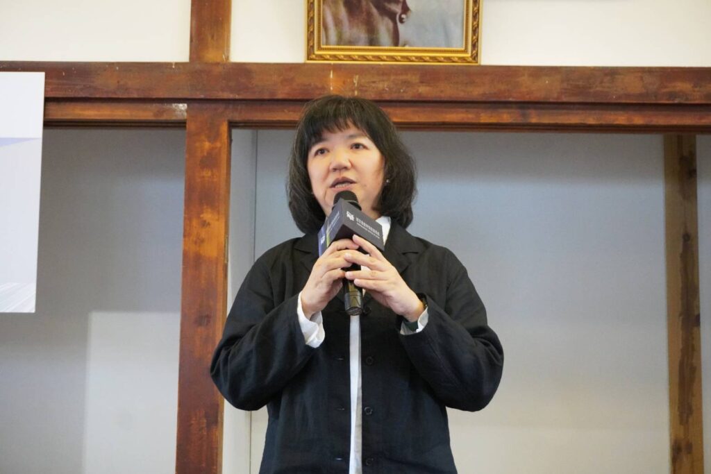▲文化部次長李靜慧致詞時表達對國漫館籌備過程的艱辛,強調未來該館所扮演的角色也將造服業界與民眾。(圖/文化部 提供)