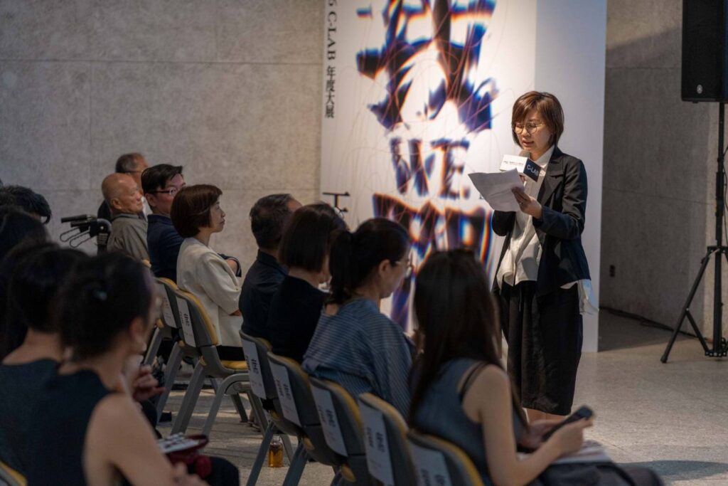 ▲主辦單位對展覽作品特色與內容做了具體說明。（圖/C-LAB提供）