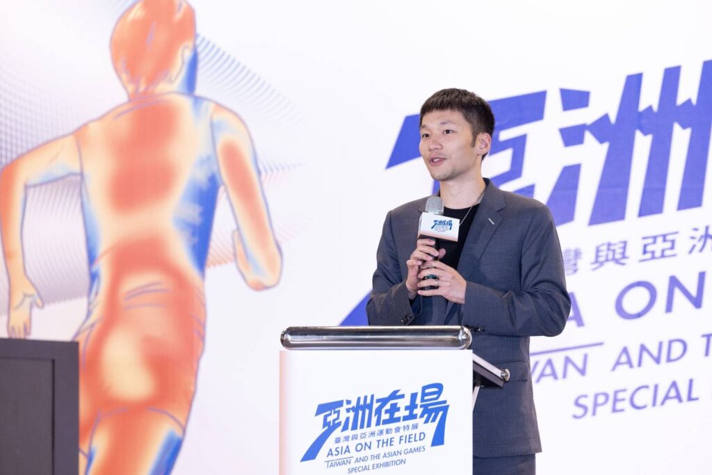 ▲運動部長李洋表示,藉由此展可以清楚看見每位選手的心路歷程。(圖/文化部 提供)