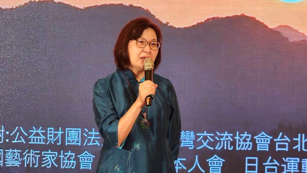 外交部亞太司總領事張淑玲表示，《一粒萬倍》的公演是一場「謝謝臺灣」的演出。（記者 陳安婷/攝）