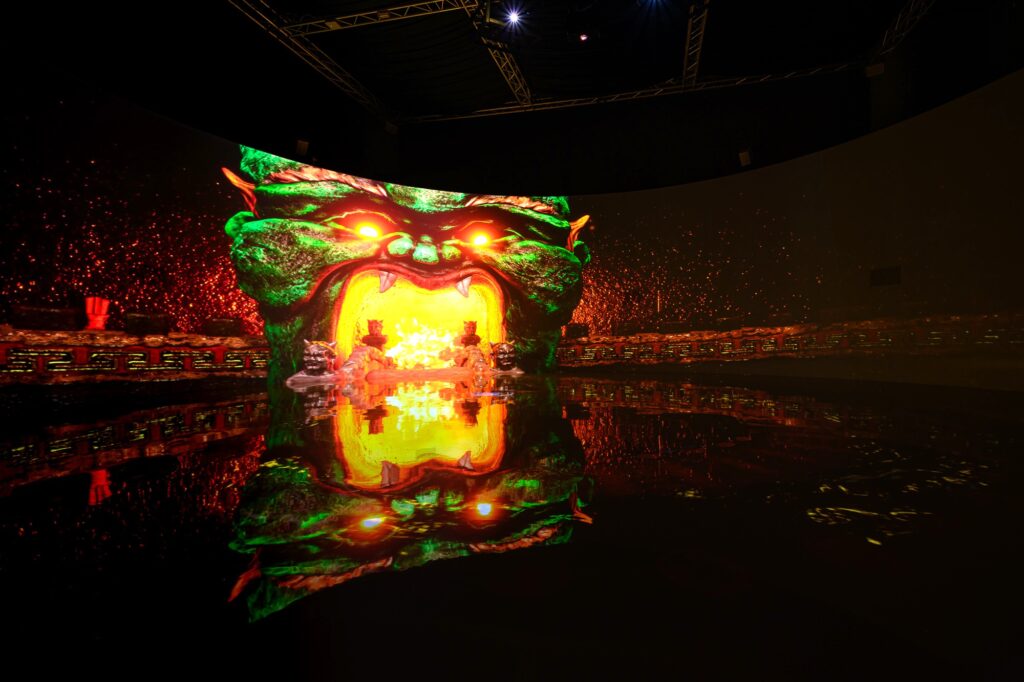 「地獄懺」展覽現場。（圖/國立臺灣美術館提供，攝/王世邦）