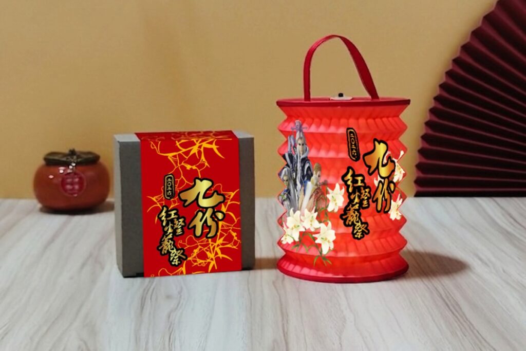 參加活動電子解謎活動或報名週末提燈夜遊行程，都有機會獲得霹靂布袋戲聯名造型小提燈。（新北觀旅局提供）