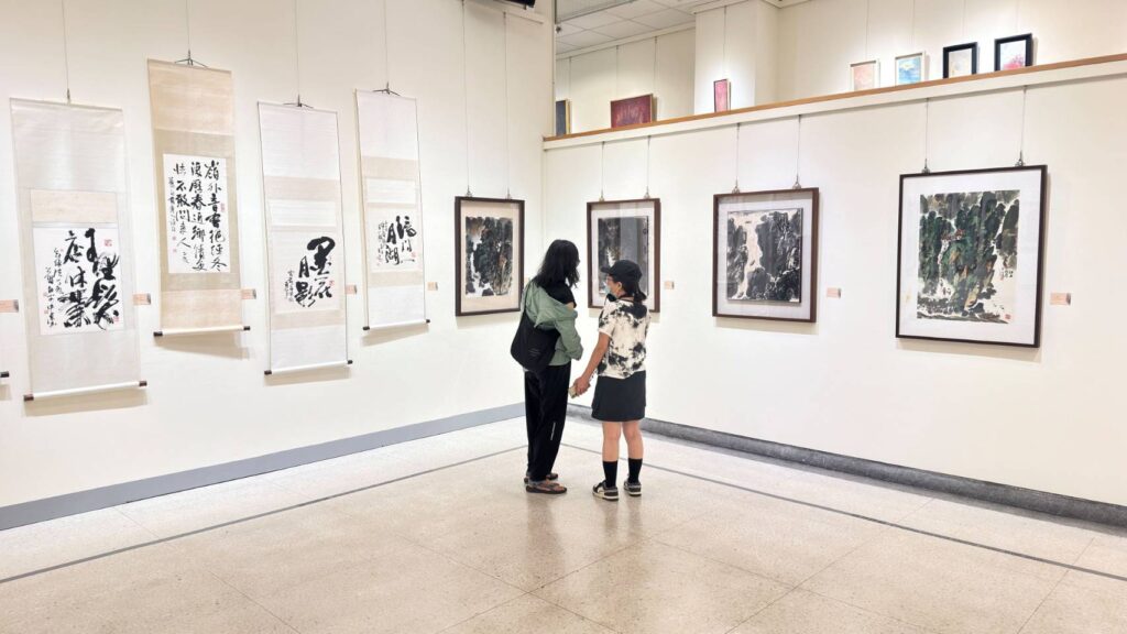 ▲李惠正老師所展出的作品在展場備受矚目。（圖/大墩文化中心 提供）