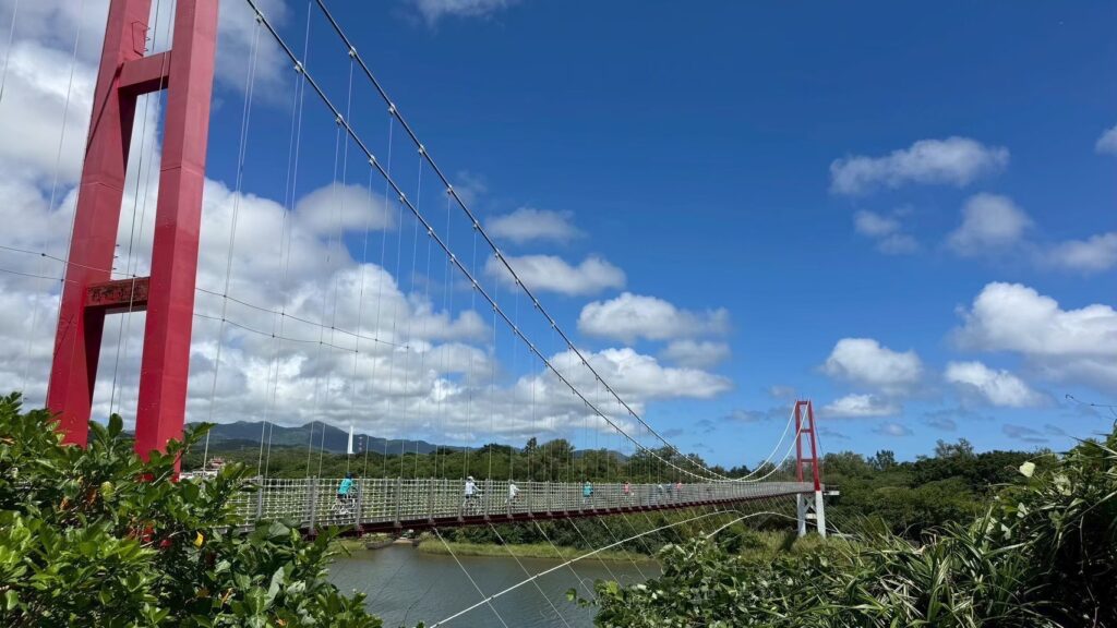 ▲龍門吊橋自行車道。（圖/觀光署 提供）