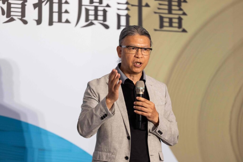 ▲工藝中心主任陳殿禮致詞時表達對城市永續推廣計畫豐碩成果的正面意義。(圖/工藝中心 提供)