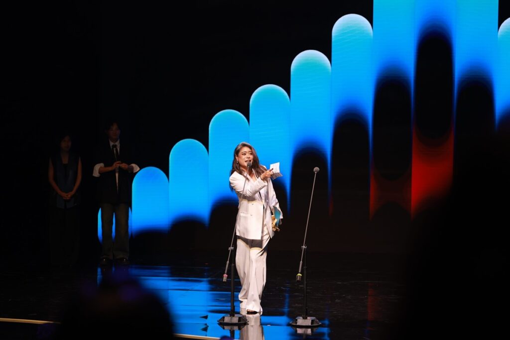 張雅涵獲最佳音樂劇類女演員獎。（圖/文化局提供）