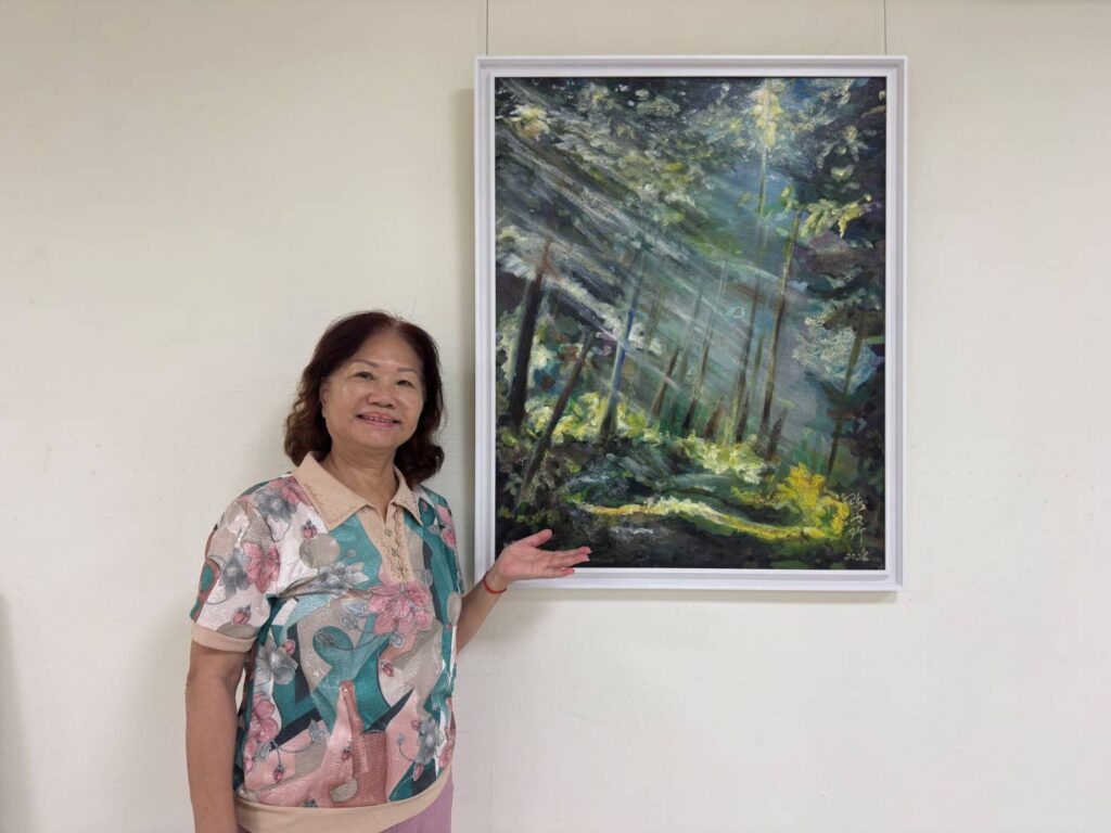 ▲臺中市美術沙龍協會理事長陳文珍，對此次展覽活動抱以高度期待。（圖/臺中市政府文化局 提供）