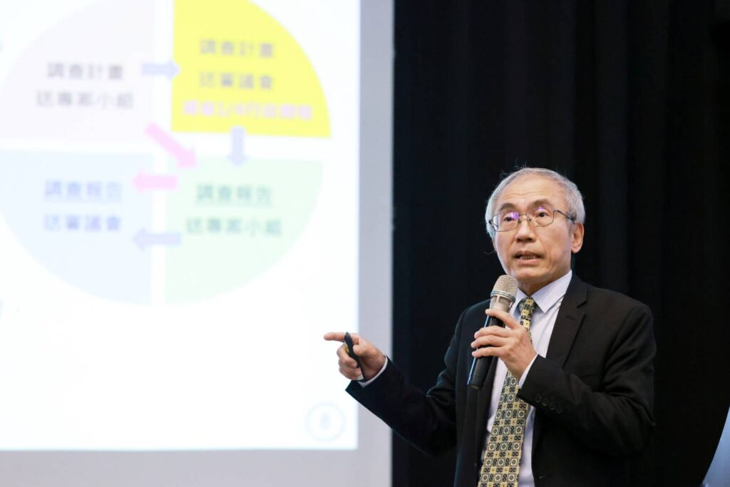 ▲文化部文資局局長陳濟民致詞時以三個層面說明文資局的作為。(圖/文化部 提供)