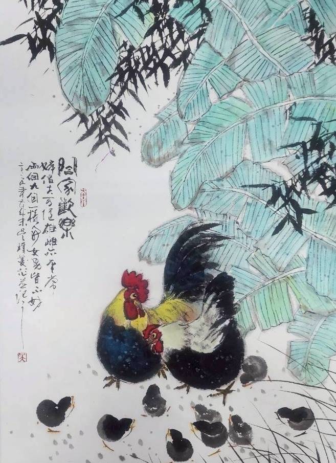 ▲在彩墨與線條的律動下，張景岳師生聯展，作品備受矚目。（圖/文化部 提供）