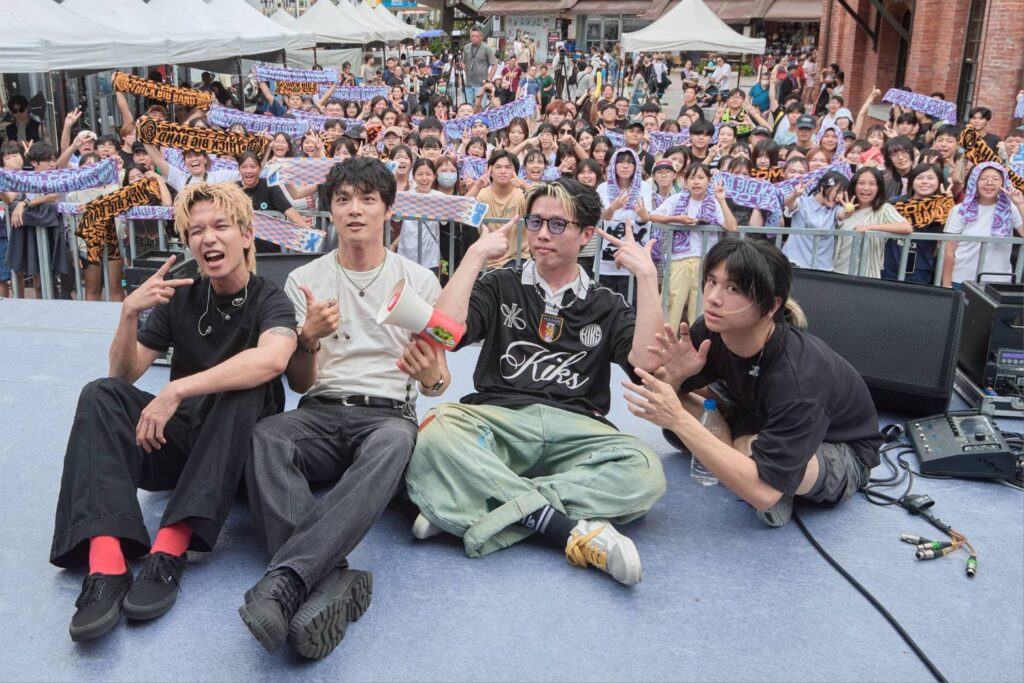 ▲粗大Band呼澎引伴邀請大家8月衝一波澎湖。(圖/觀光署 提供)