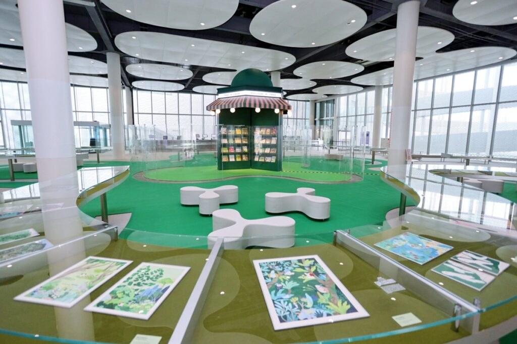 中市圖推出散步森林-臺中市圖十週年書展，歡迎民眾前來參觀。（圖/中市圖提供）