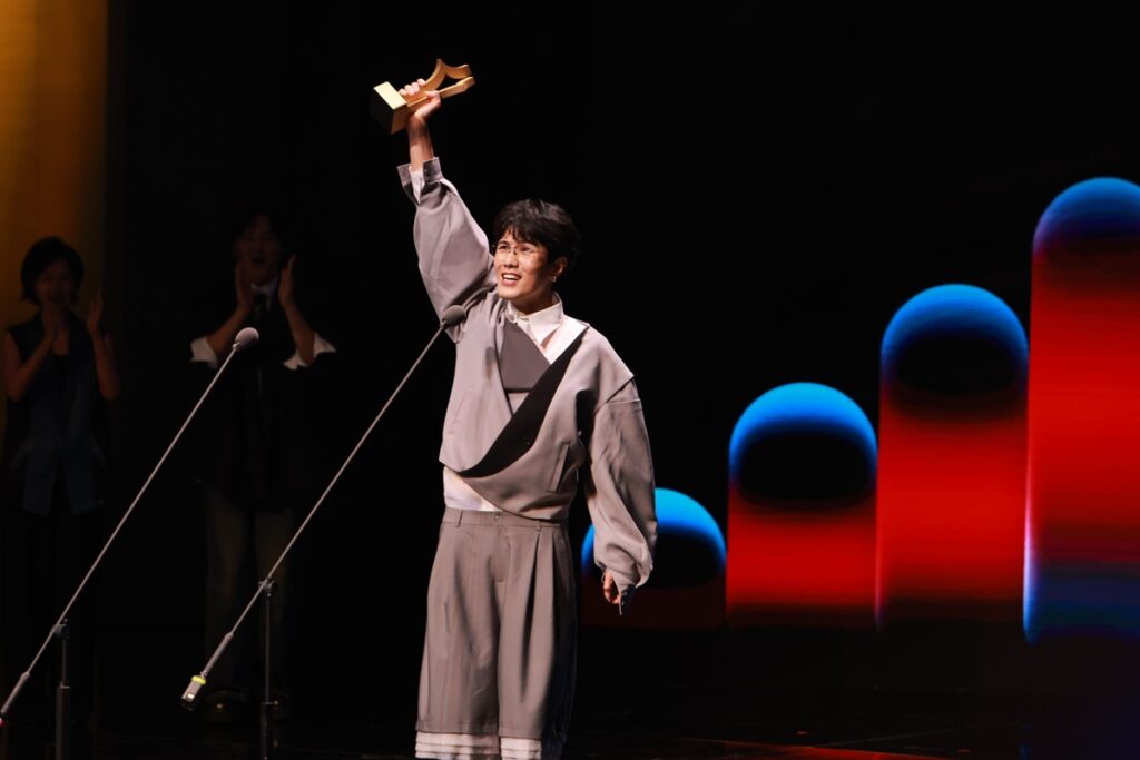 宮能安獲得最佳音樂劇類男演員獎。（圖/文化局提供）