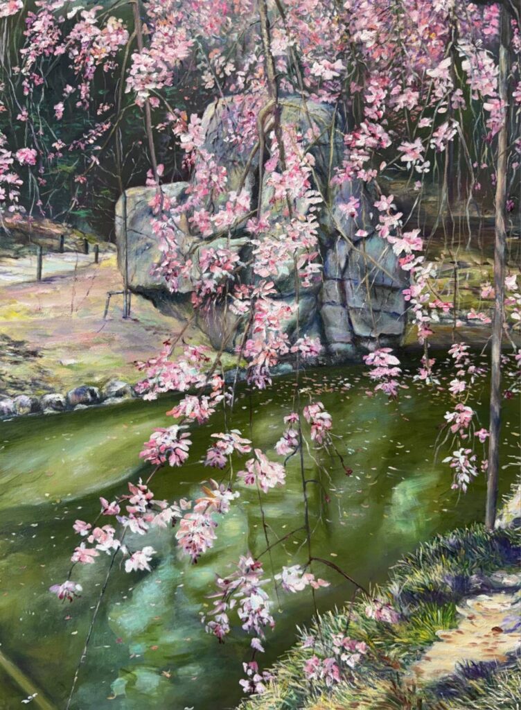 ▲展出作品的豐沛主題,讓色彩呈現溫潤質感。(圖/南投文化局 提供)