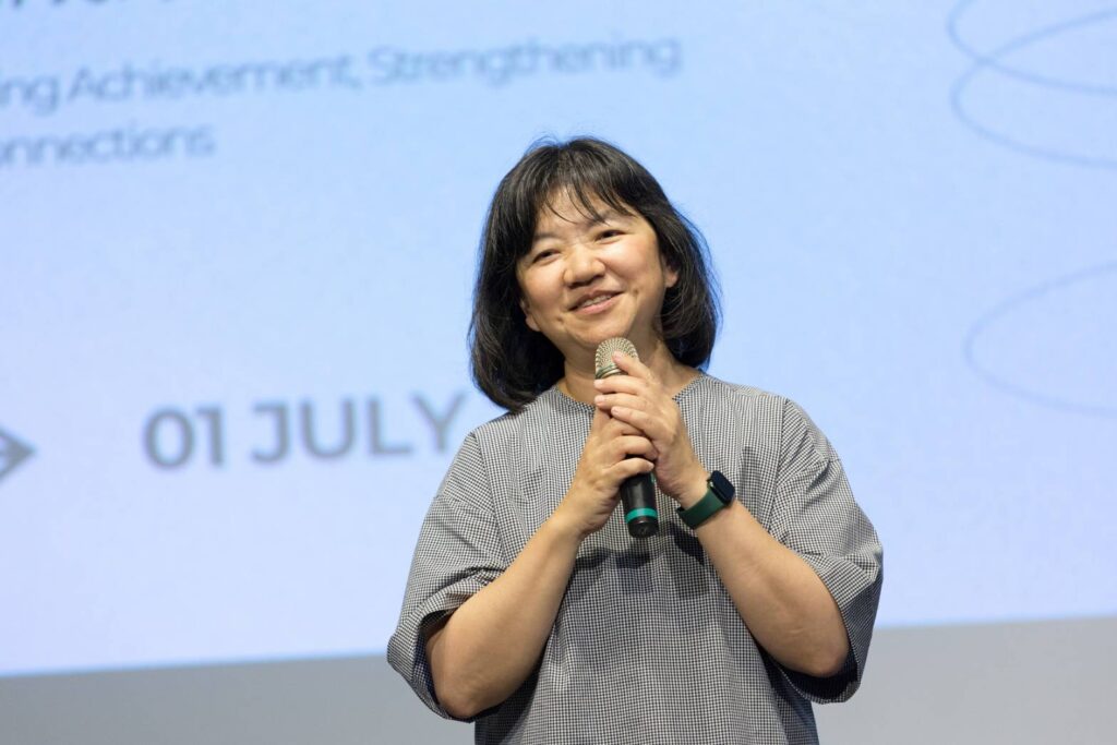 ▲文化部次長李靜慧說明文化黑潮計畫的推動，對扶持藝文團體從本土到國際性發展都具有正面意義。（圖/文化部 提供）