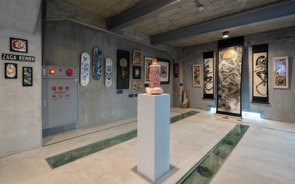 ▲靜態的書畫作品展出，也受到民眾的關注。（圖/宜蘭縣政府文化局 提供）