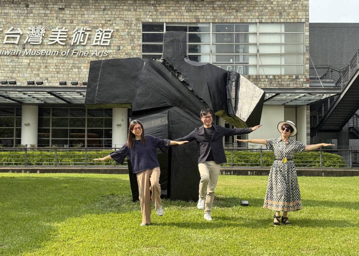 國家典藏再添臺灣雕塑經典  朱銘太極系列十字手於國美館正式揭幕